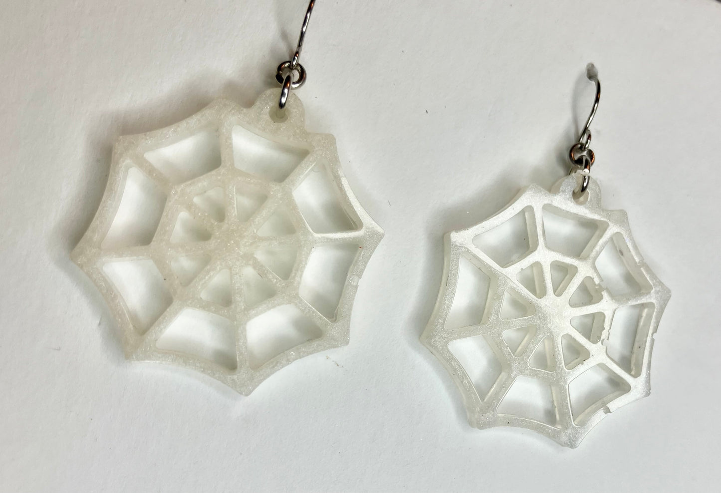 Spooky Resin Earrings: Bats, Skulls, Spiderwebs & More