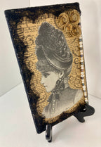 Adelaide, mixed media vintage art