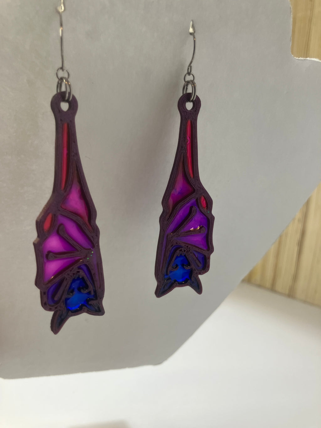 Faux stained glass jewelry