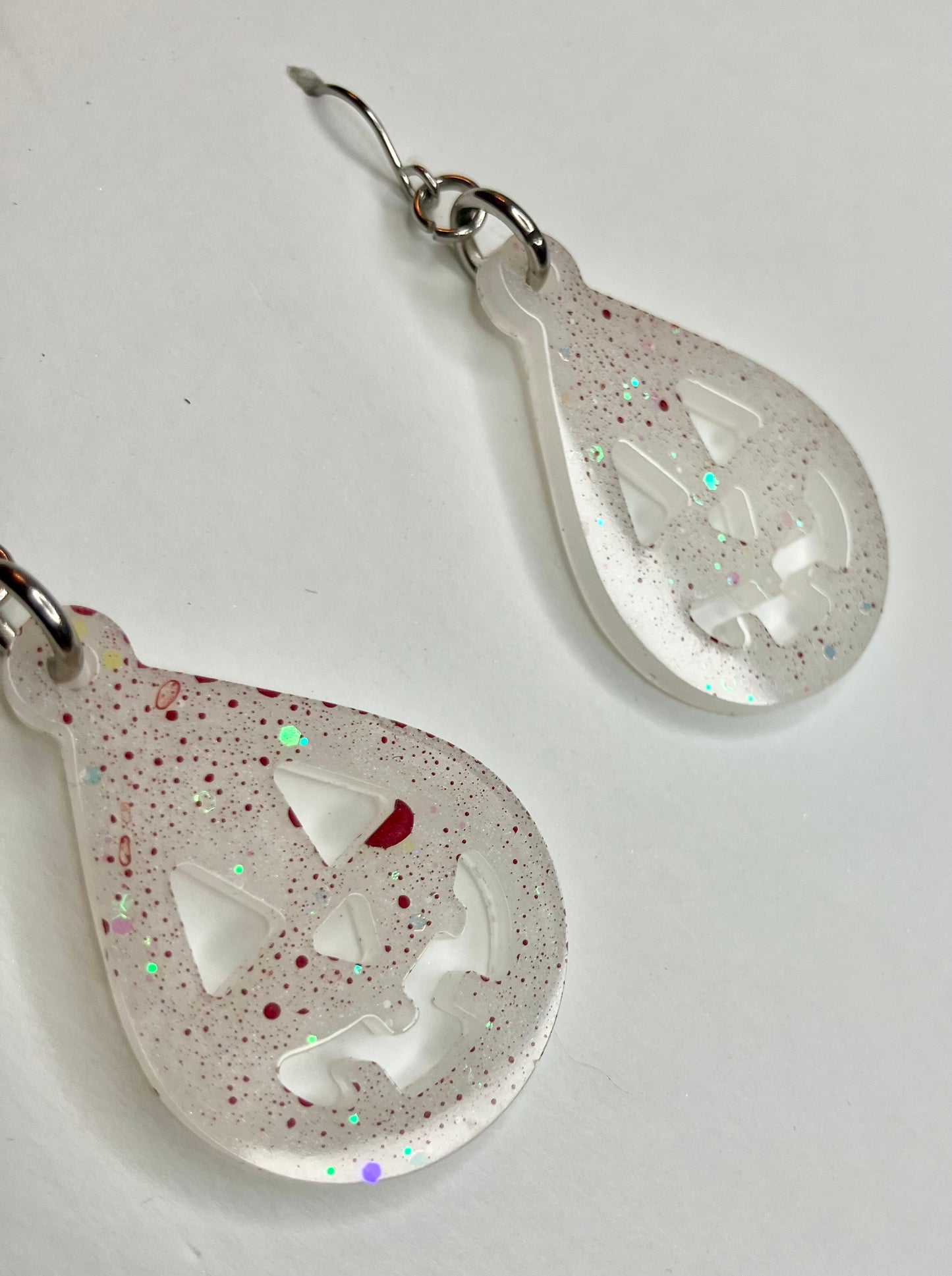 Spooky Resin Earrings: Bats, Skulls, Spiderwebs & More