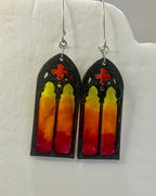 Faux stained glass jewelry