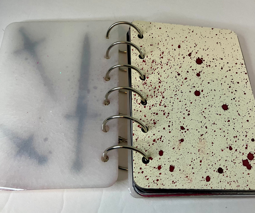 Resin cover junk journals