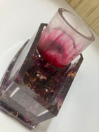 Coffin votive holder/incense burner