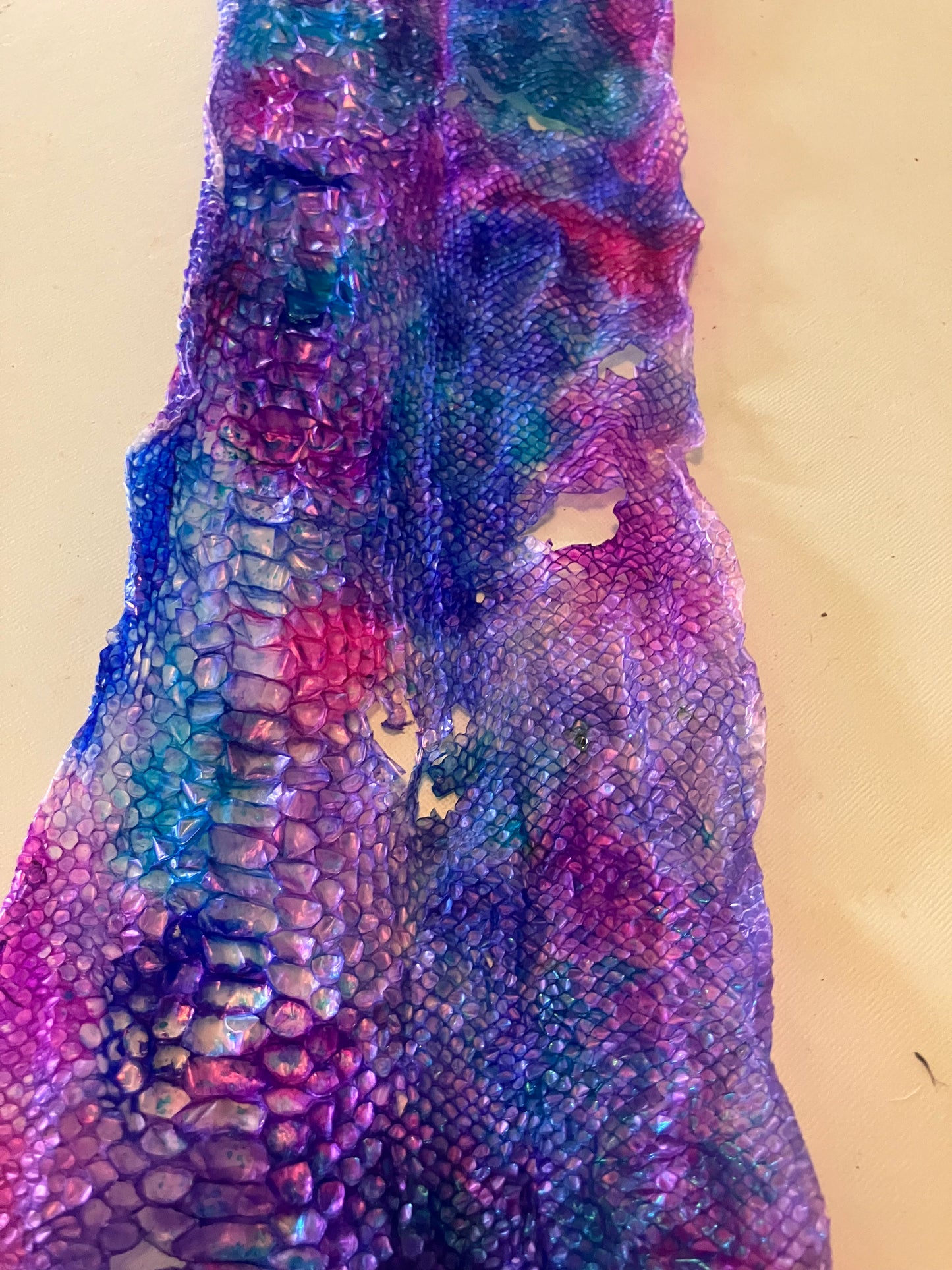 Dyed Snake Shed Pieces