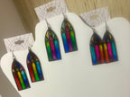 Faux stained glass jewelry