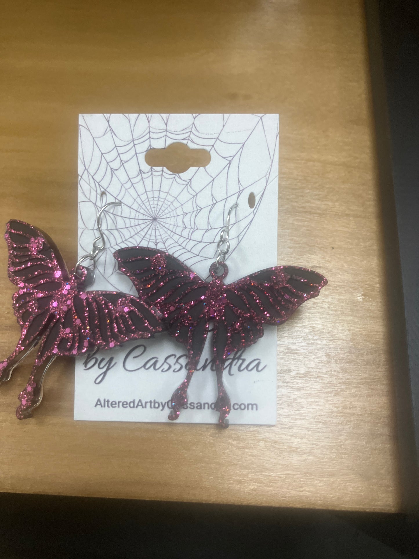 butterfly wings resin jewelry