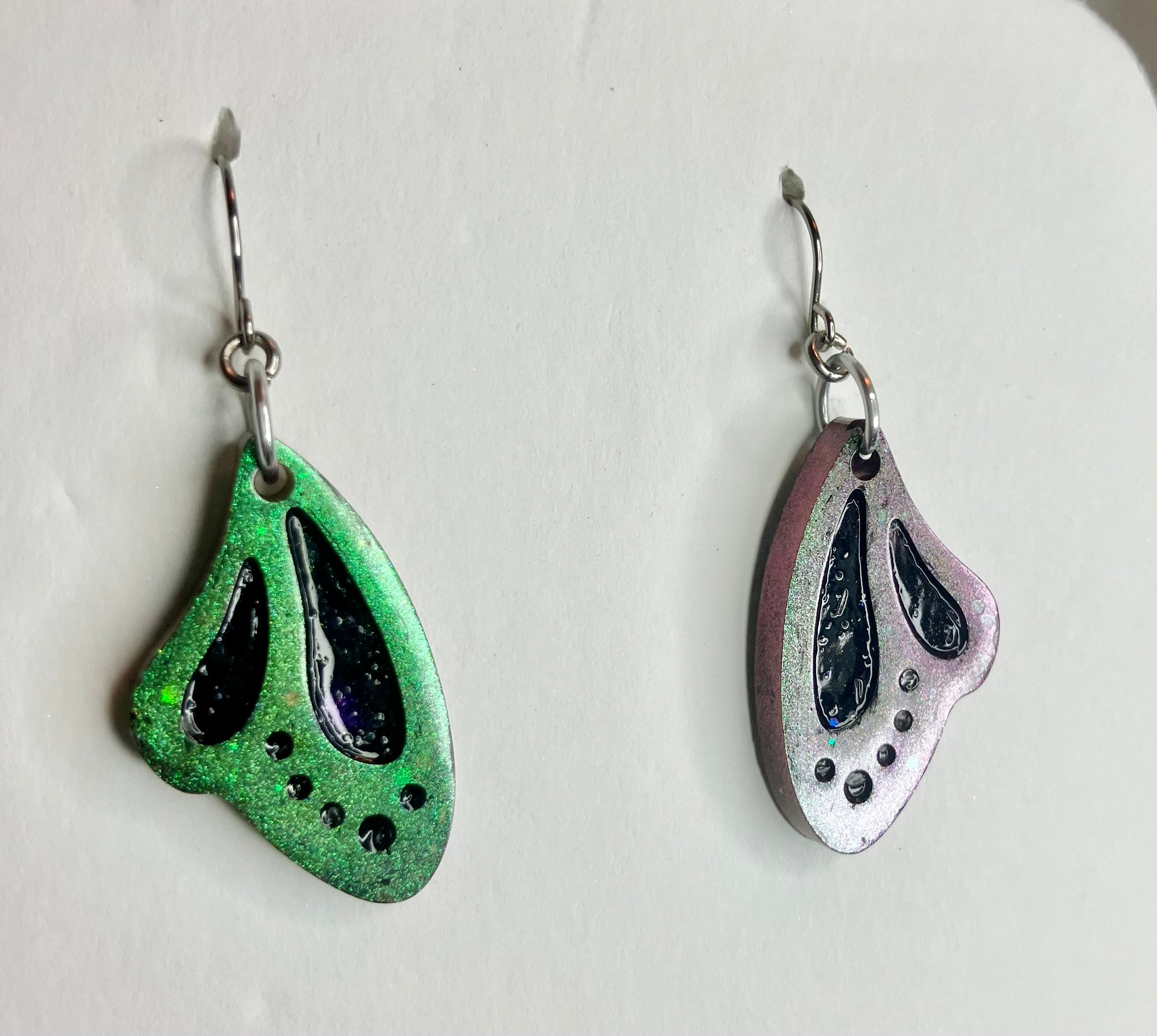 butterfly wings resin jewelry