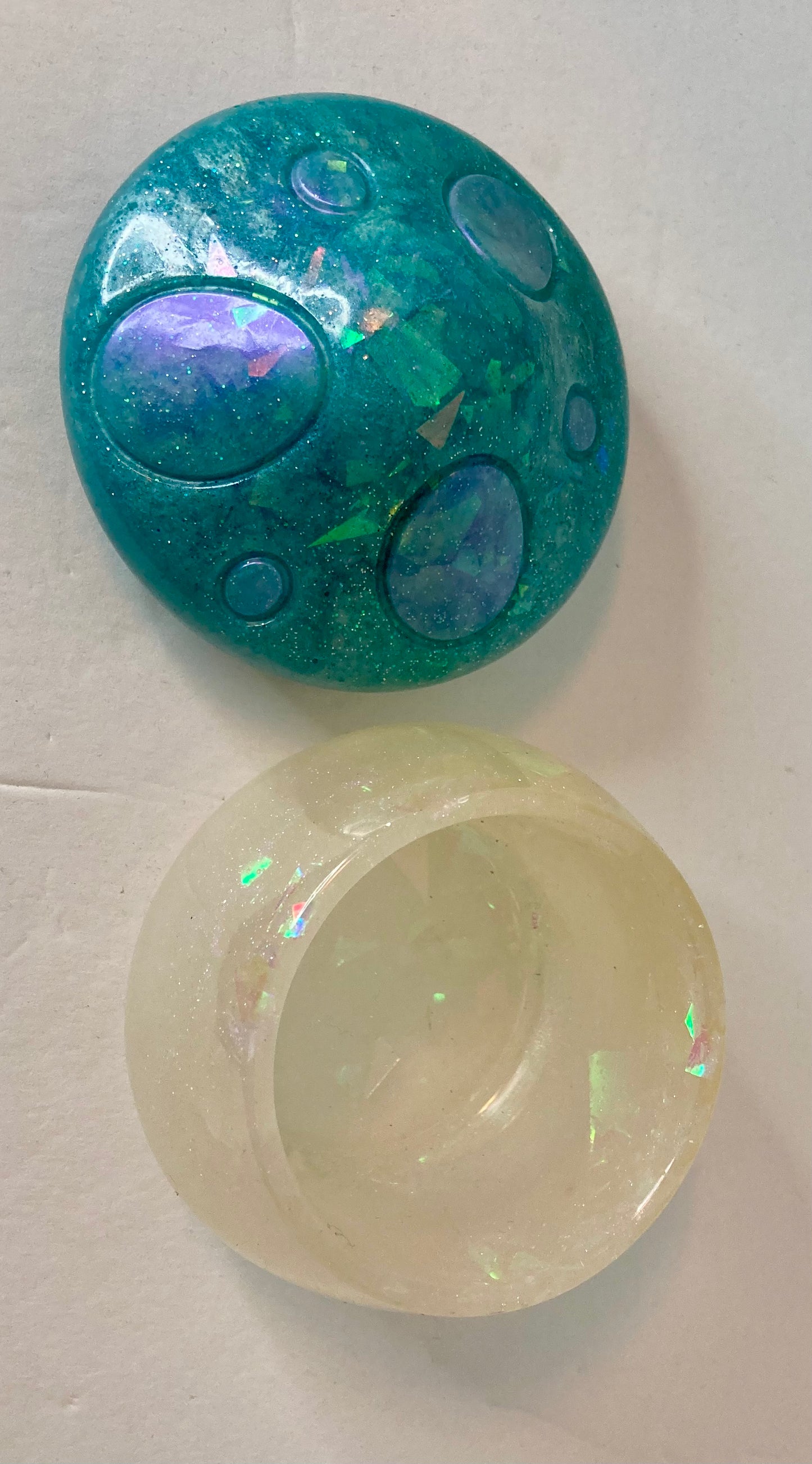 Resin Mushroom Trinket Box