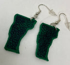 Vermont leather earrings