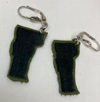 Vermont leather earrings
