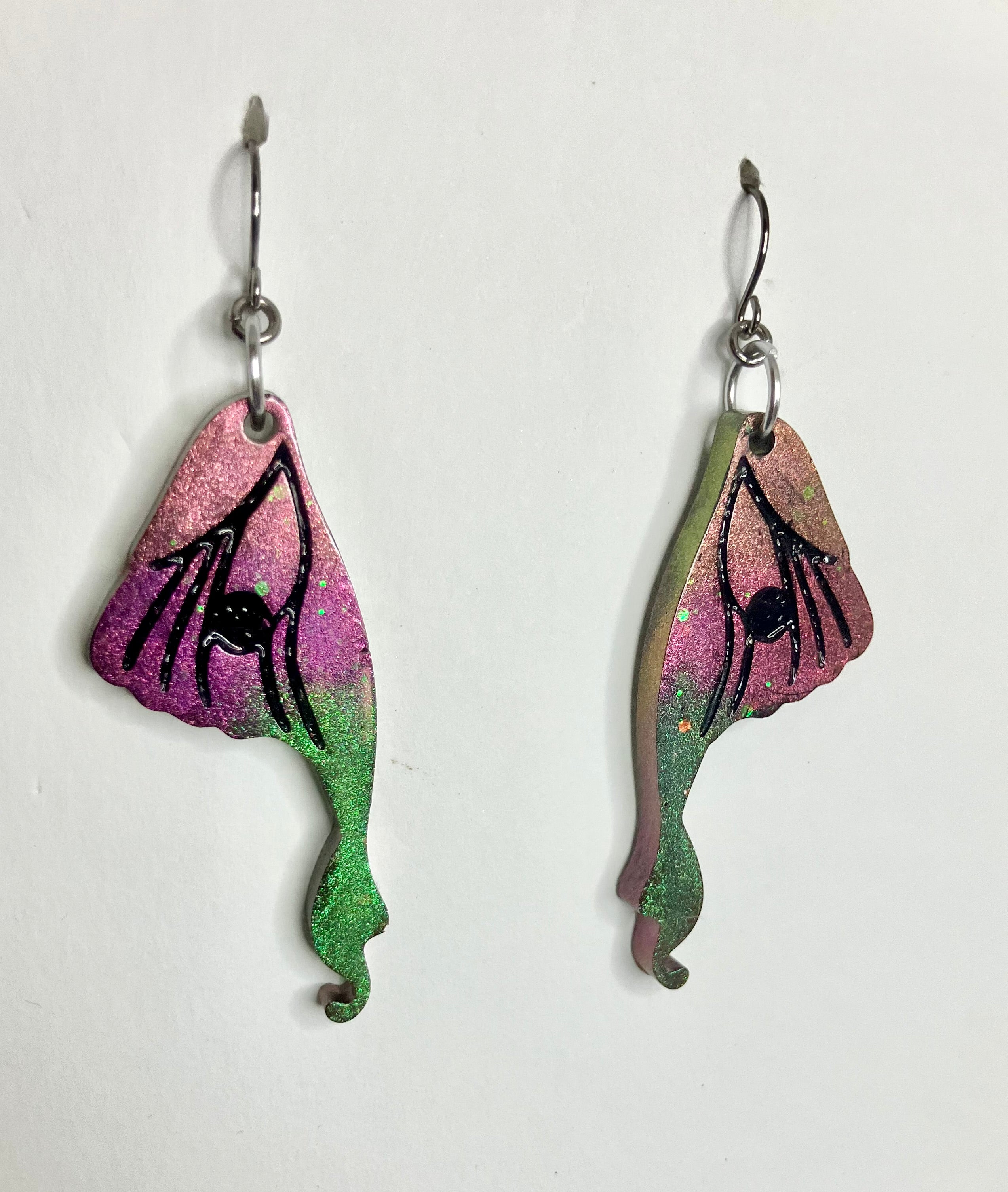 butterfly wings resin jewelry