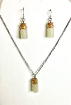 Glow in the dark vial jewelry