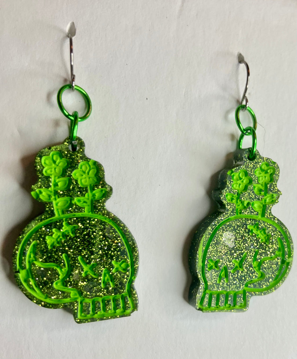 Miscellaneous spooky resin earrings