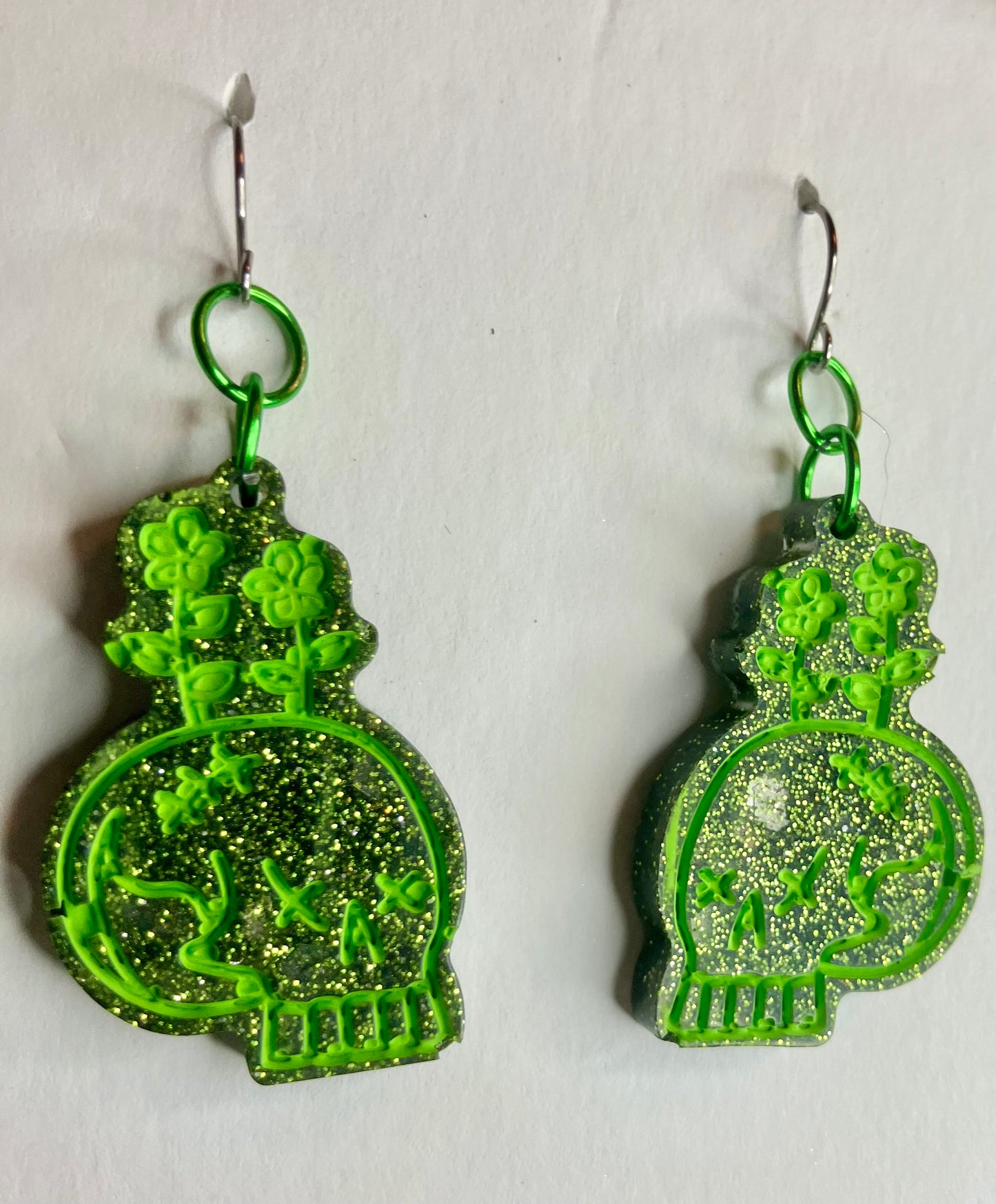 Spooky Resin Earrings: Bats, Skulls, Spiderwebs & More