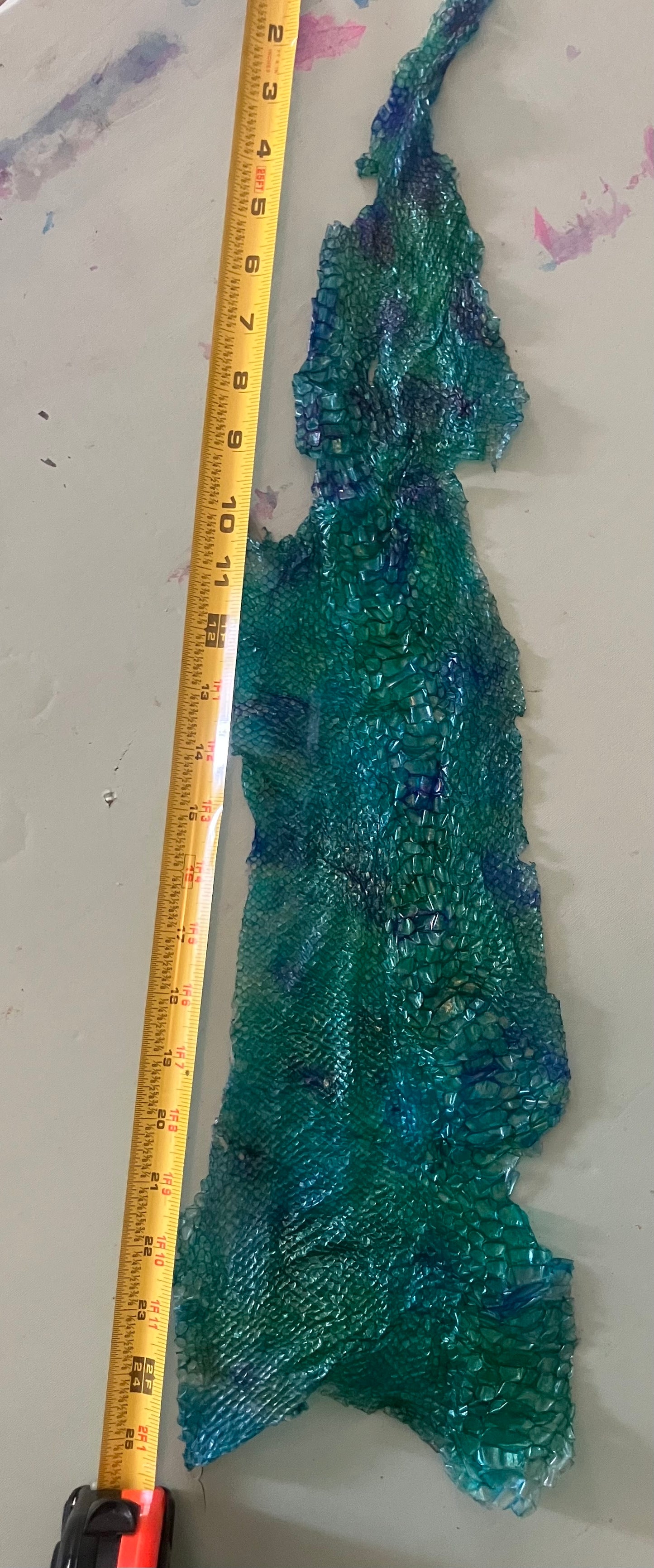 Dyed Snake Shed Pieces