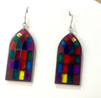 Faux stained glass jewelry