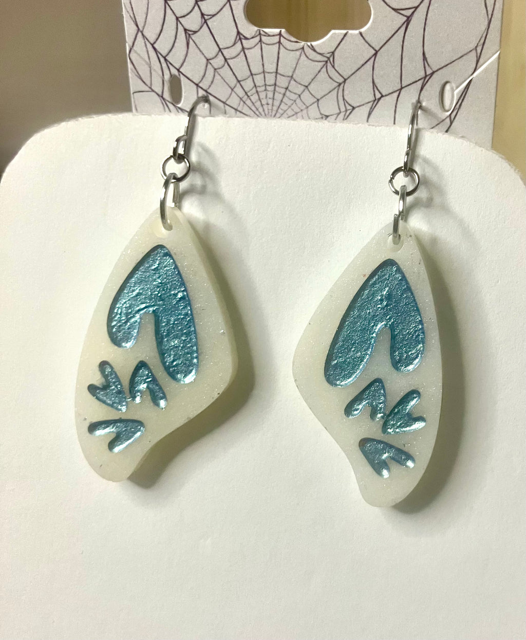 butterfly wings resin jewelry