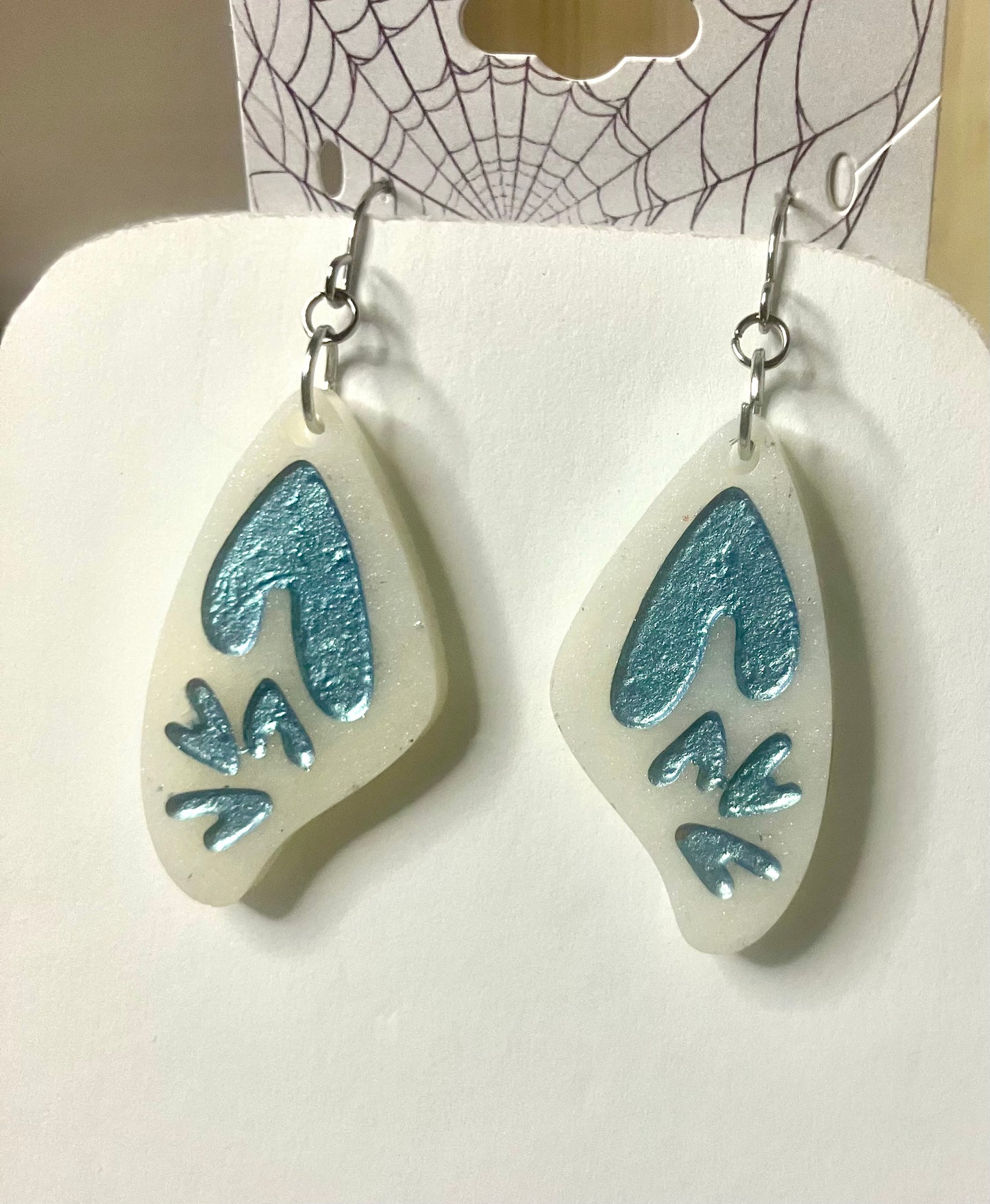 butterfly wings resin jewelry