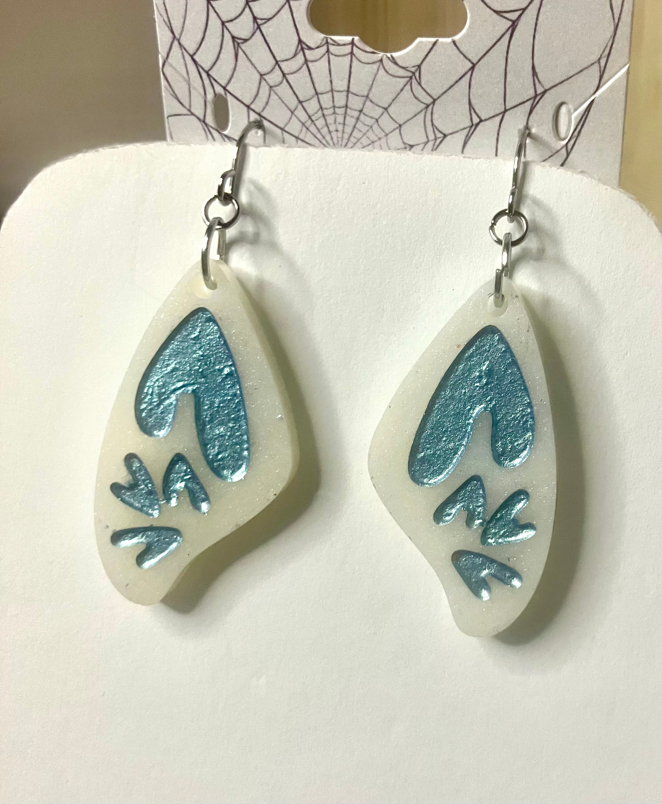 butterfly wings resin jewelry