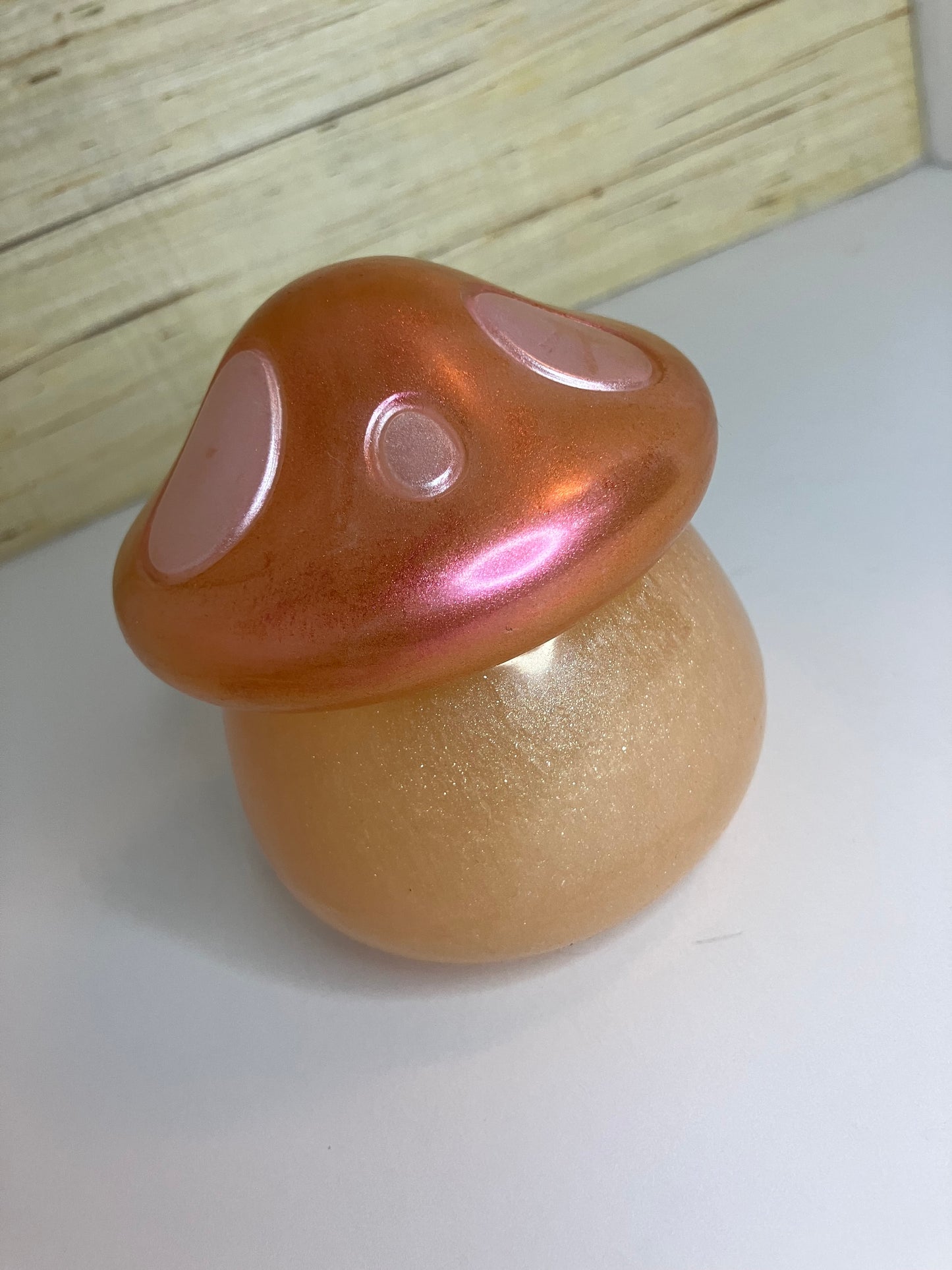 Resin Mushroom Trinket Box