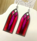 Faux stained glass jewelry