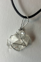 Wire wrapped stones and crystals with stainless steel wire