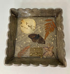 Wood and resin trinket dish