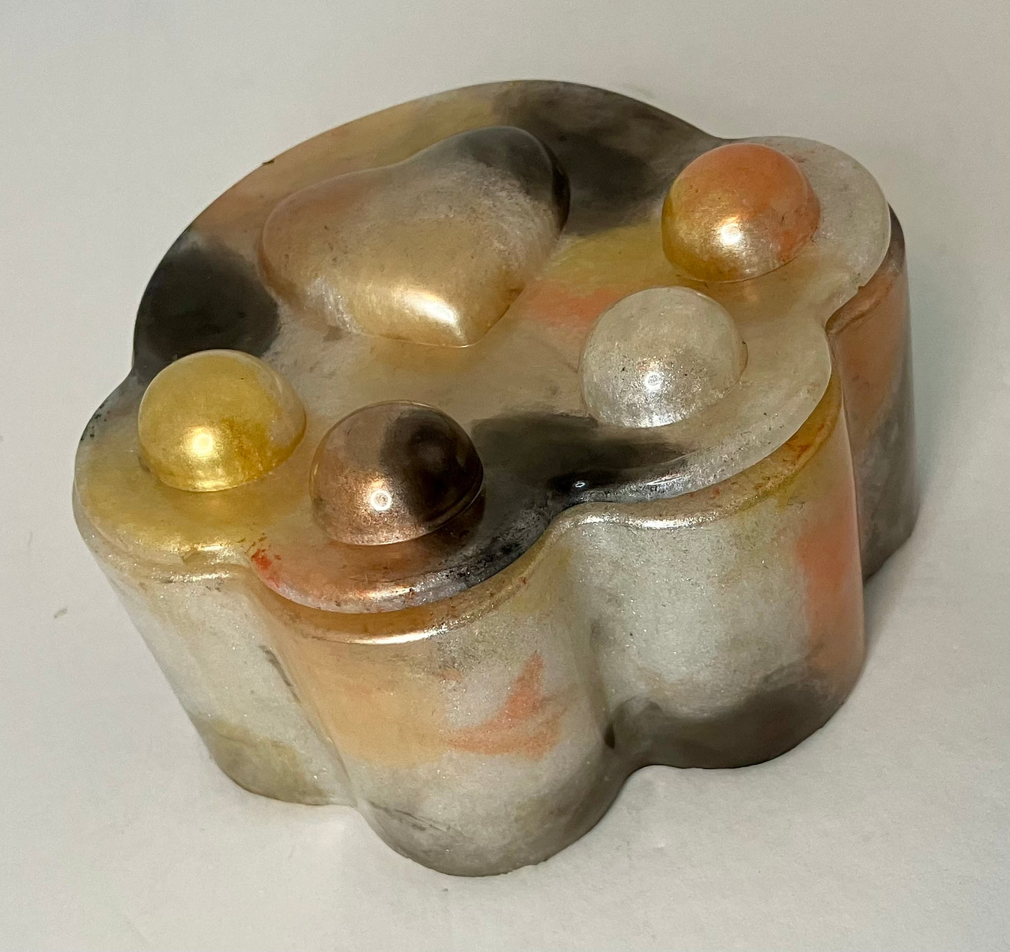 Resin Paw Print Trinket Box