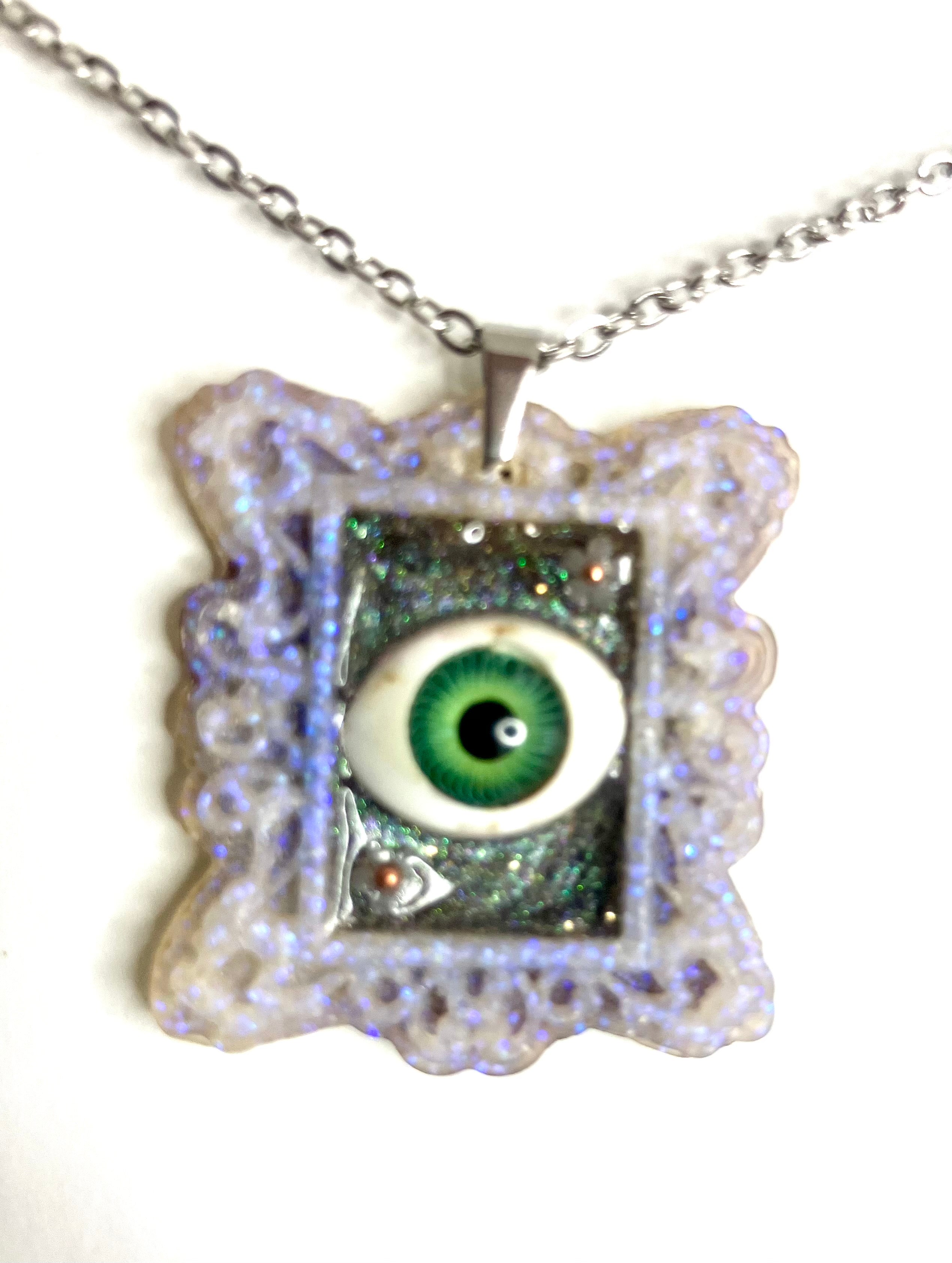 Resin frame pendants