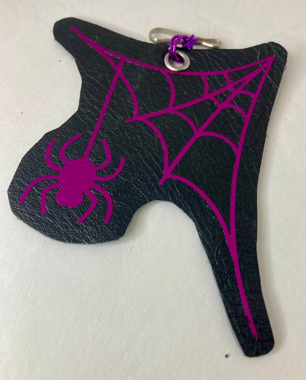 Leather and vinyl keychains