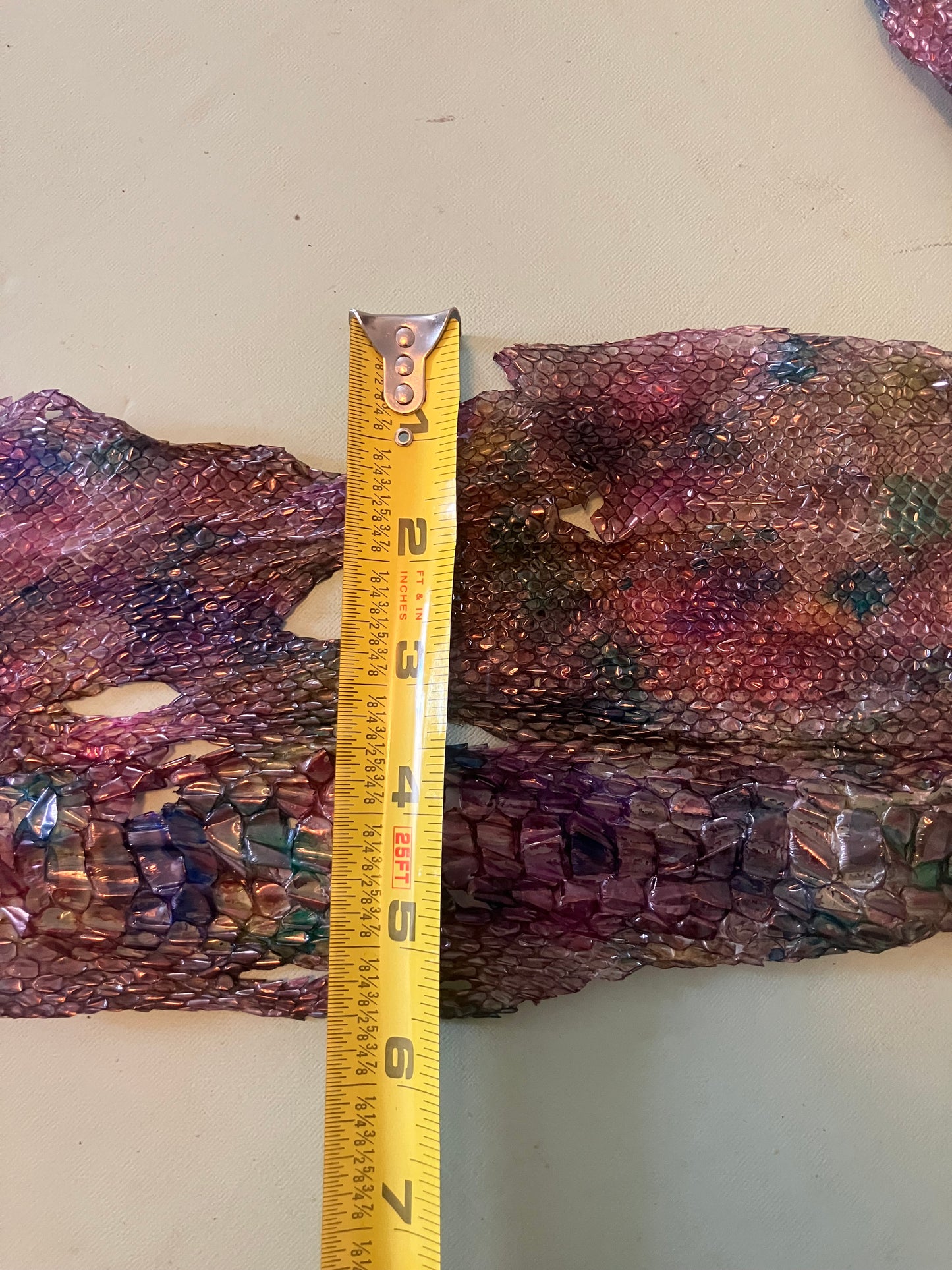 Dyed Snake Shed Pieces