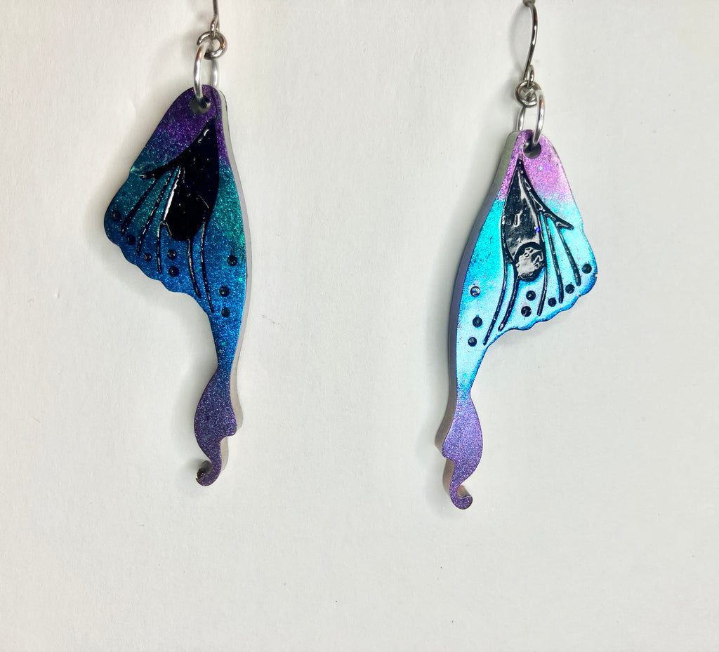 butterfly wings resin jewelry