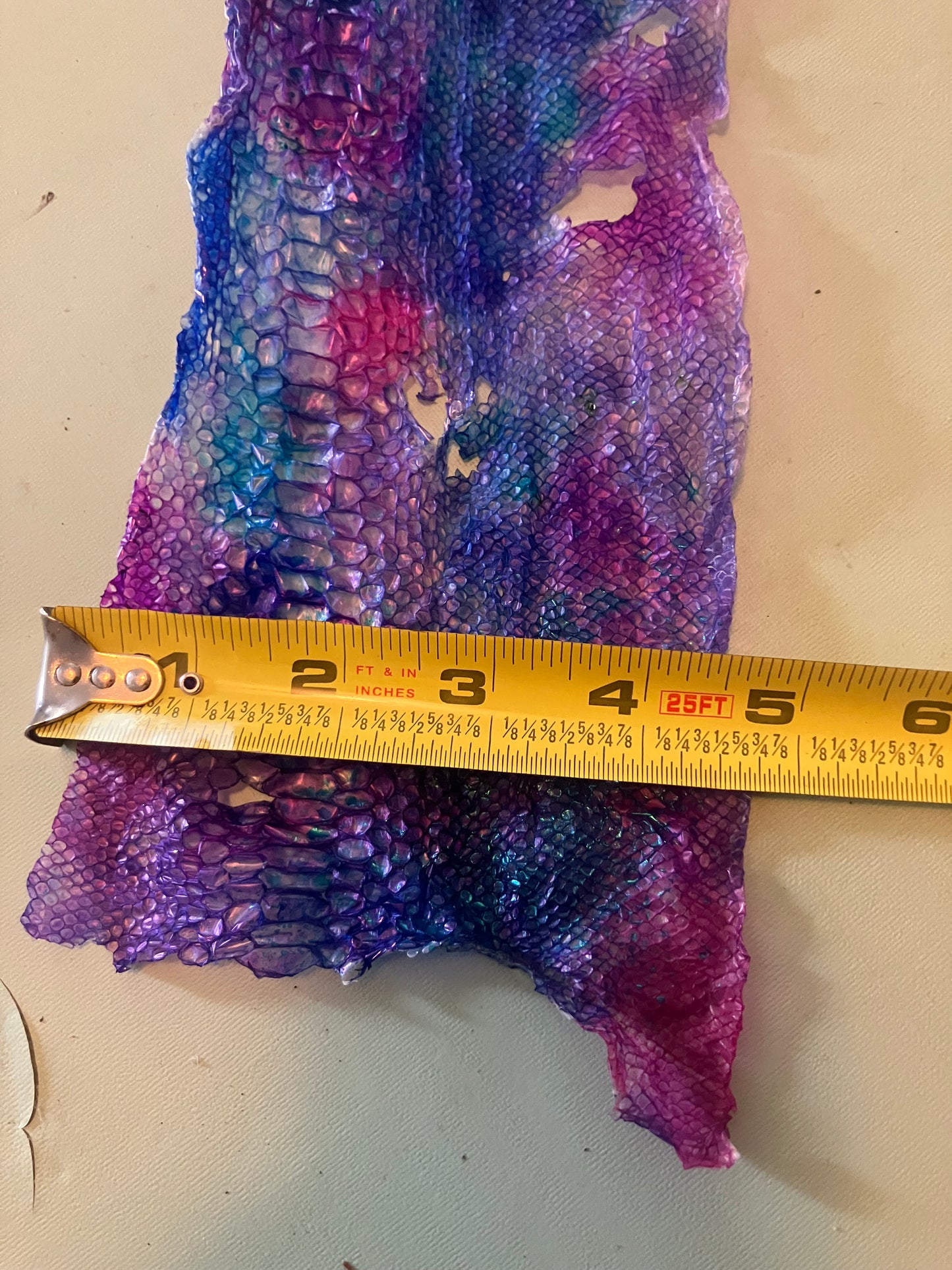 Dyed Snake Shed Pieces
