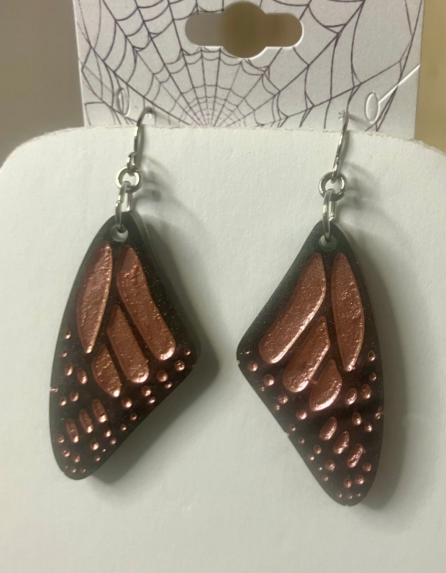 butterfly wings resin jewelry