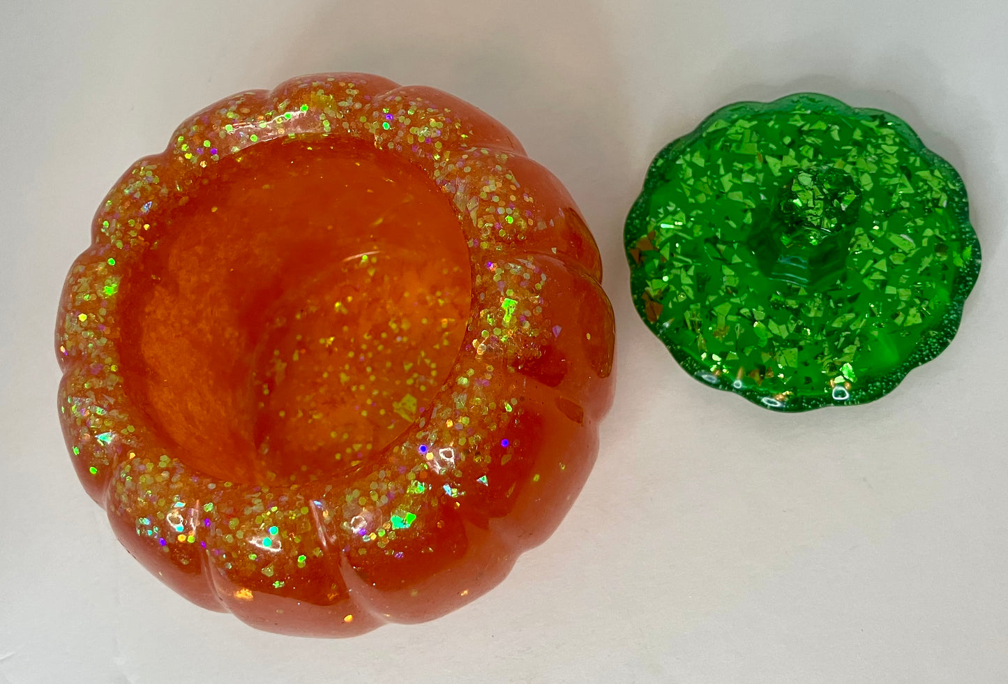 Resin Pumpkin Trinket Boxes