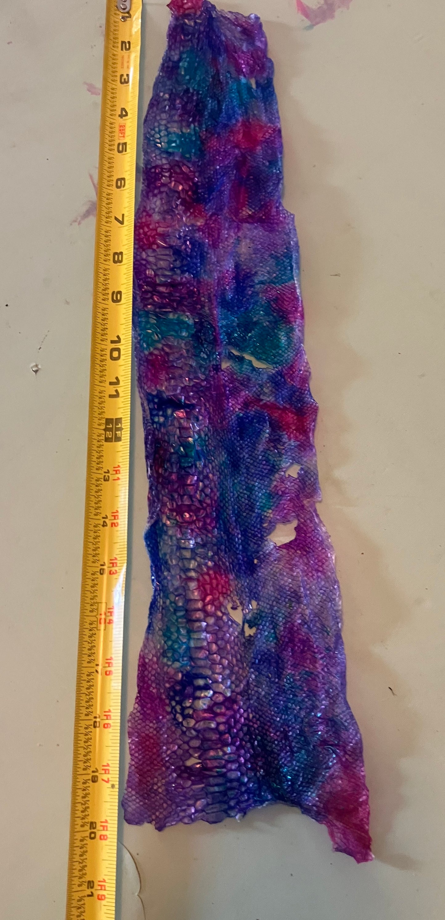 Dyed Snake Shed Pieces