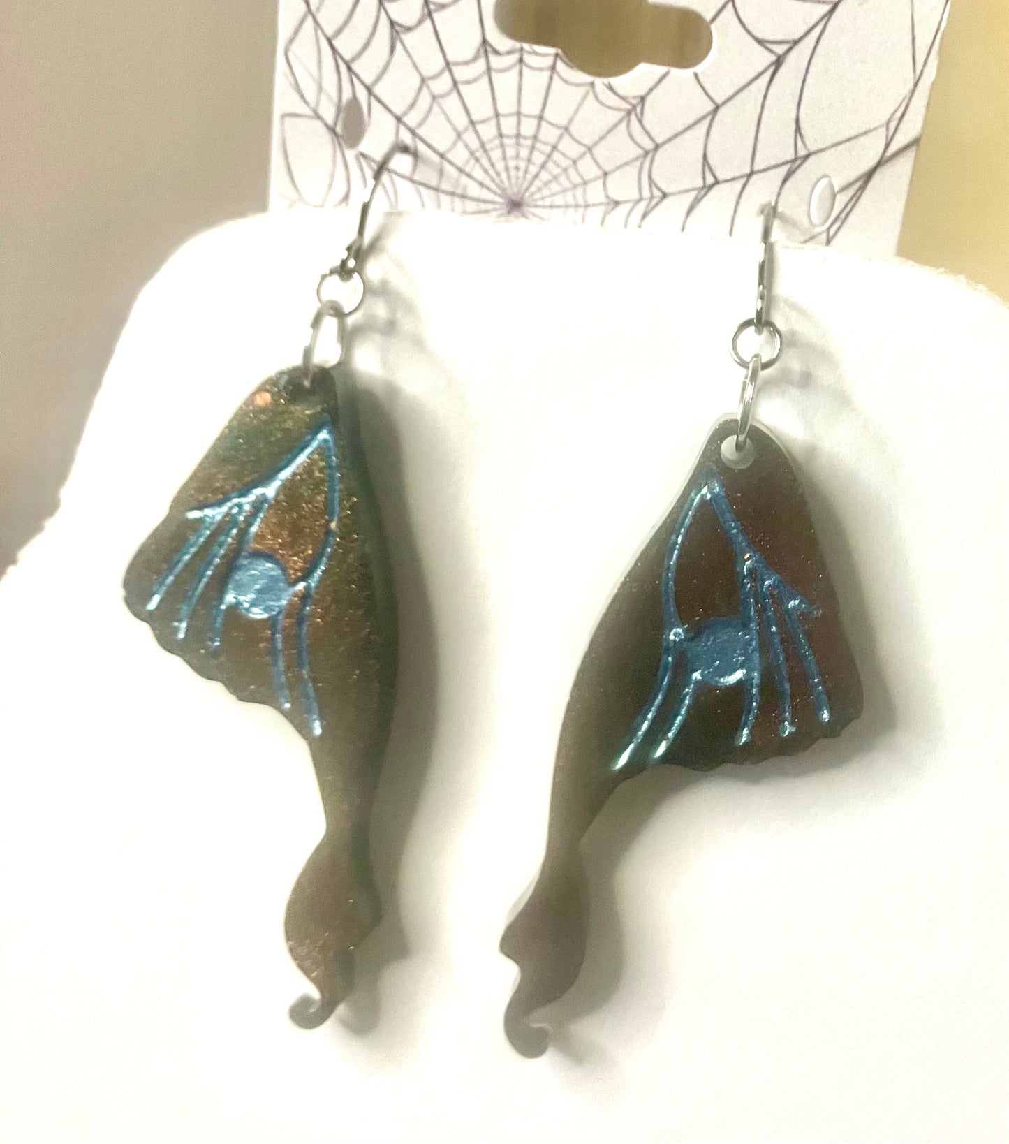 butterfly wings resin jewelry