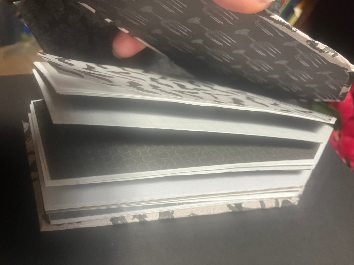 Coffin shaped junk journals