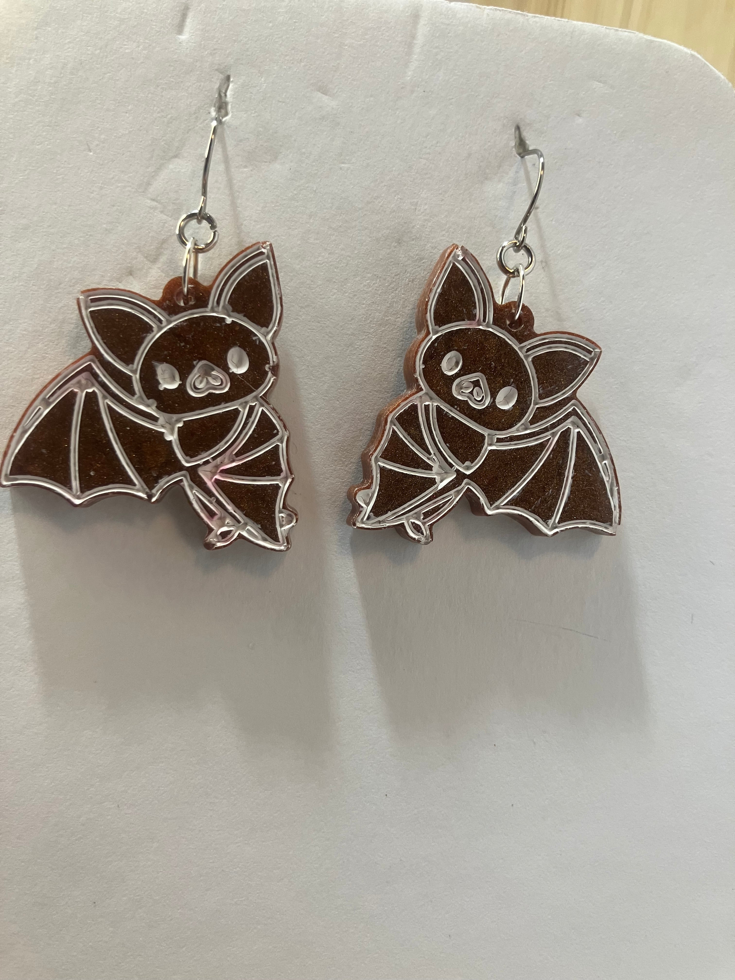 Miscellaneous spooky resin earrings