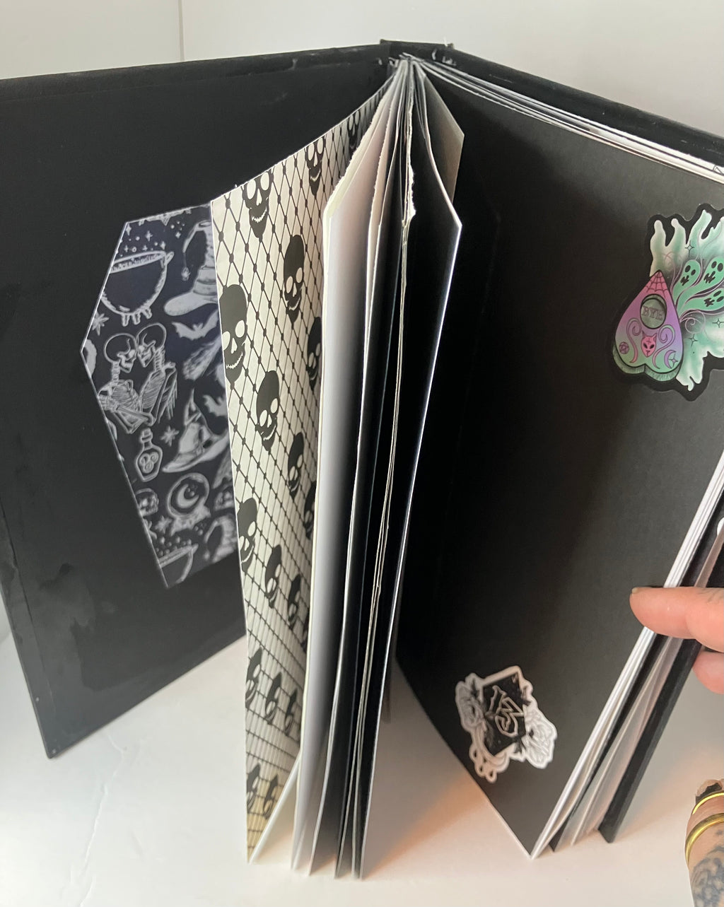 Spirit board themed junk journal