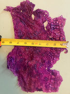 Single dyed snake shed pieces