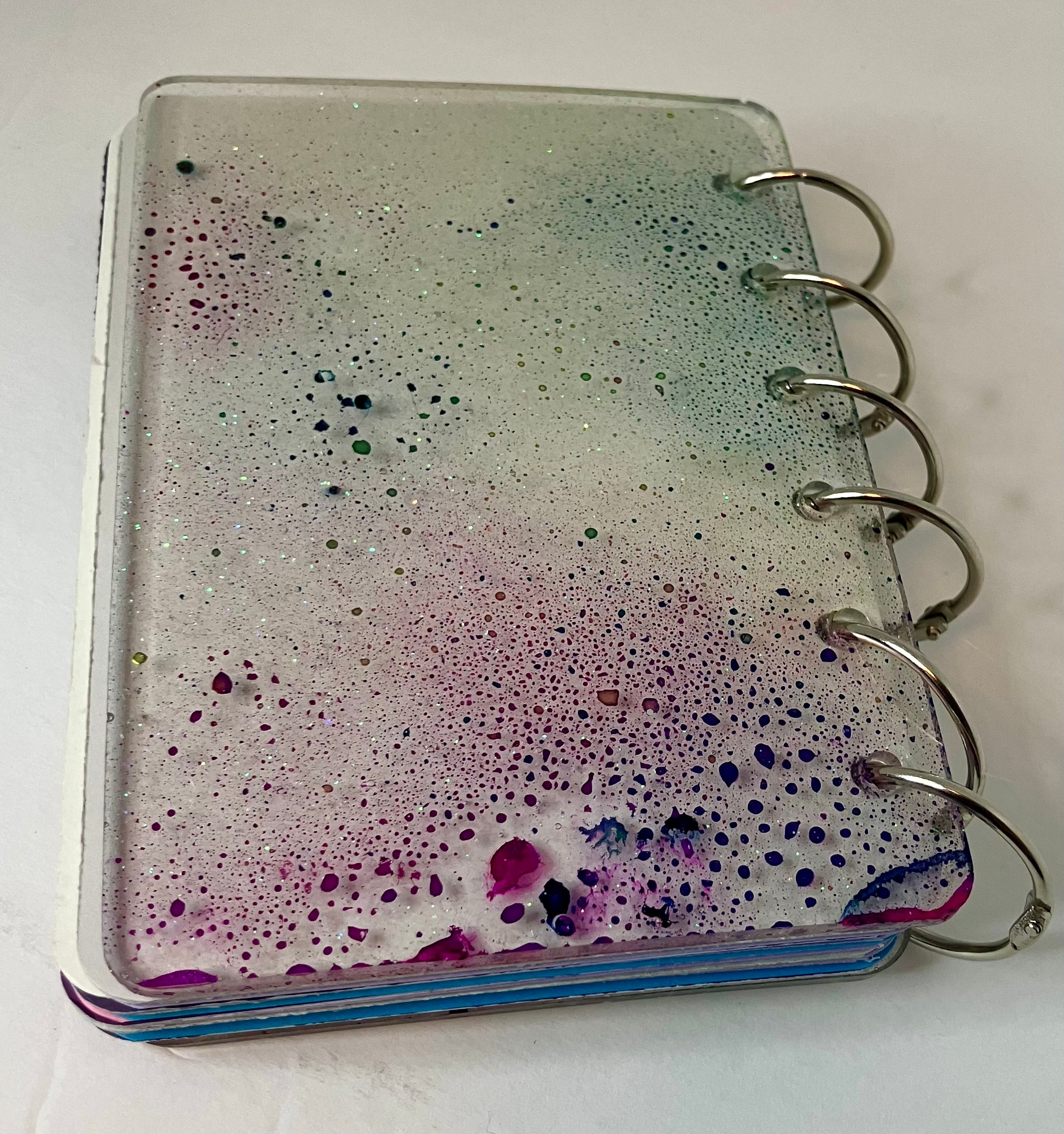 Resin cover junk journals
