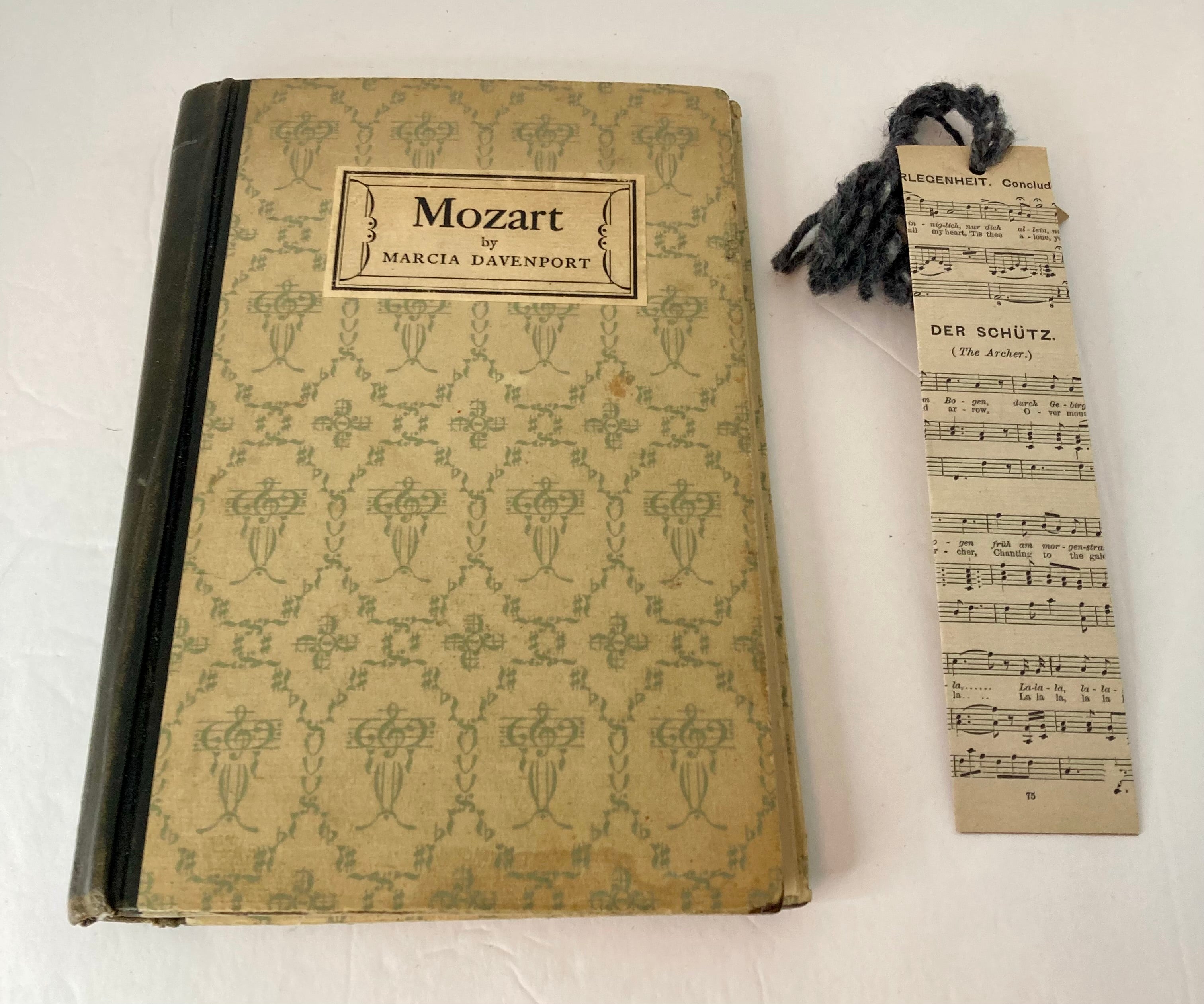 Mozart book art journal