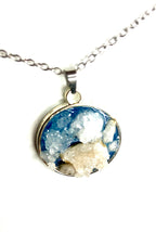 Drusy in resin pendants