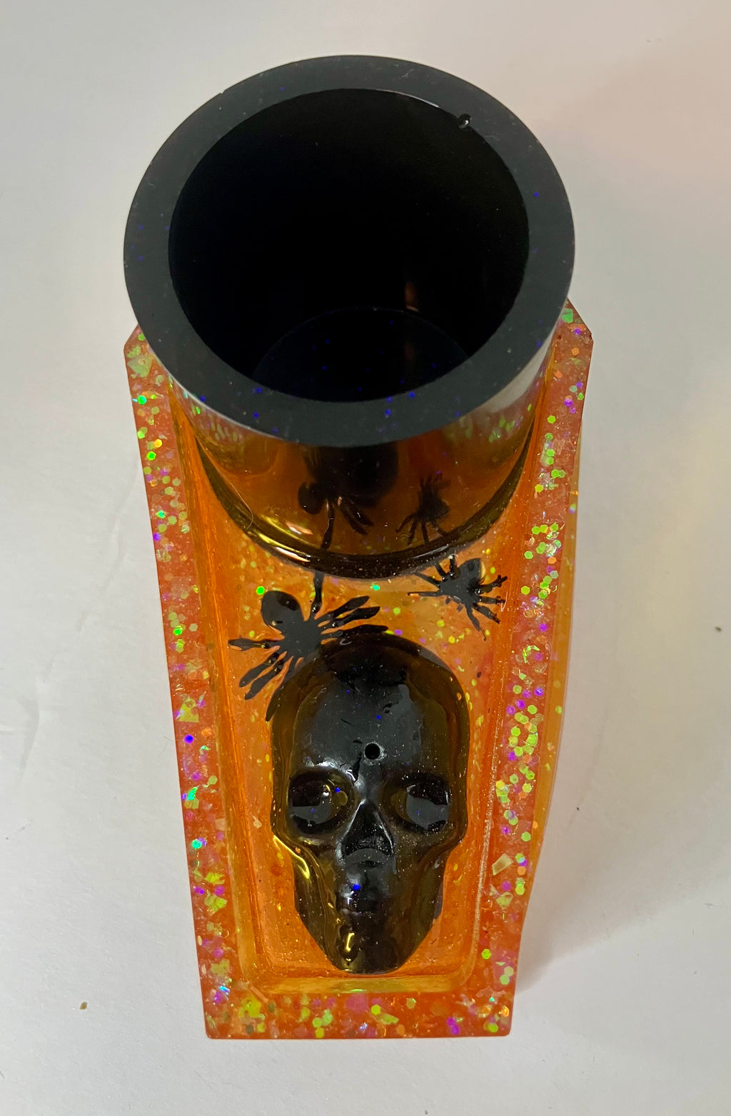 Coffin votive holder/incense burner
