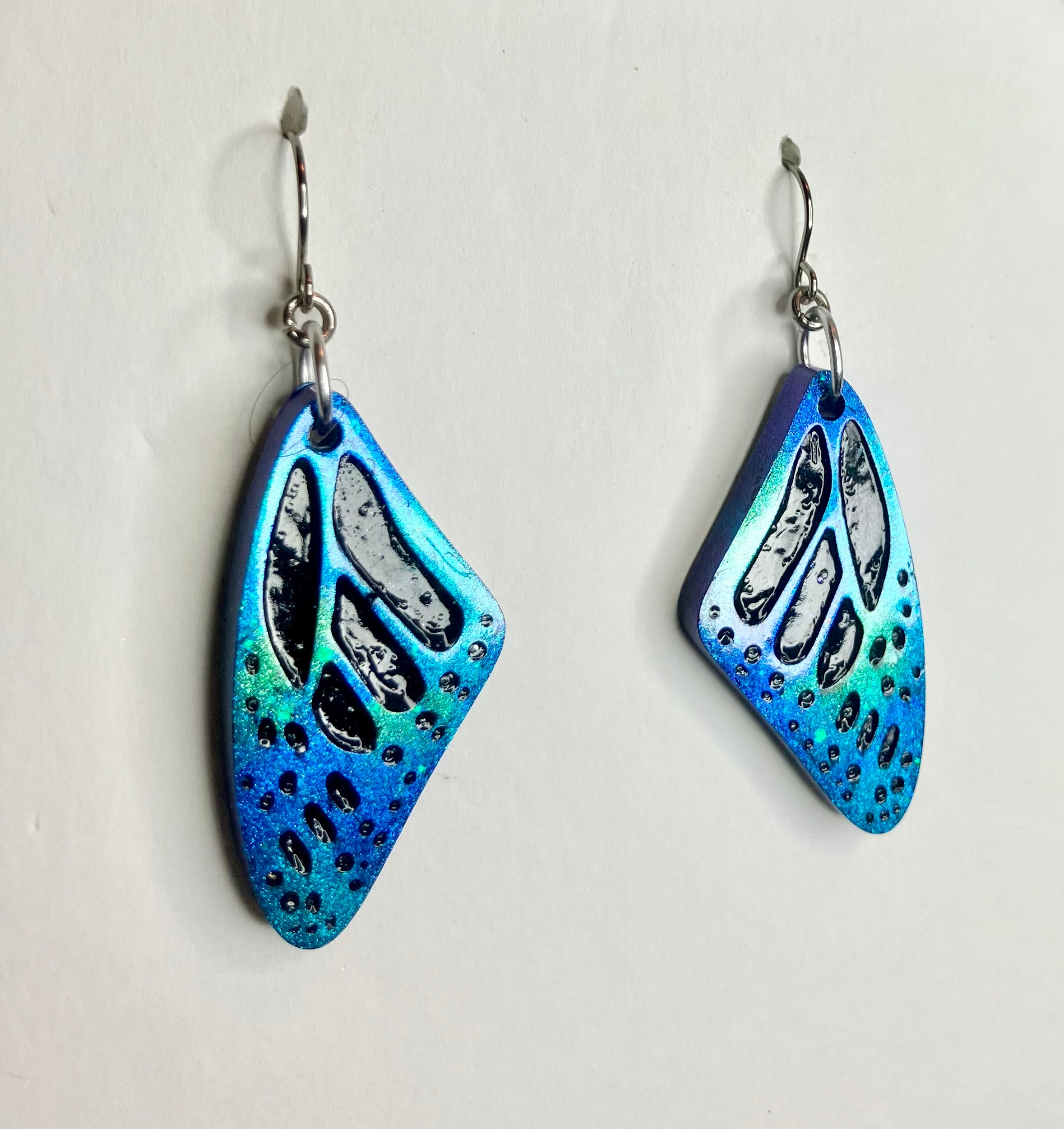 butterfly wings resin jewelry