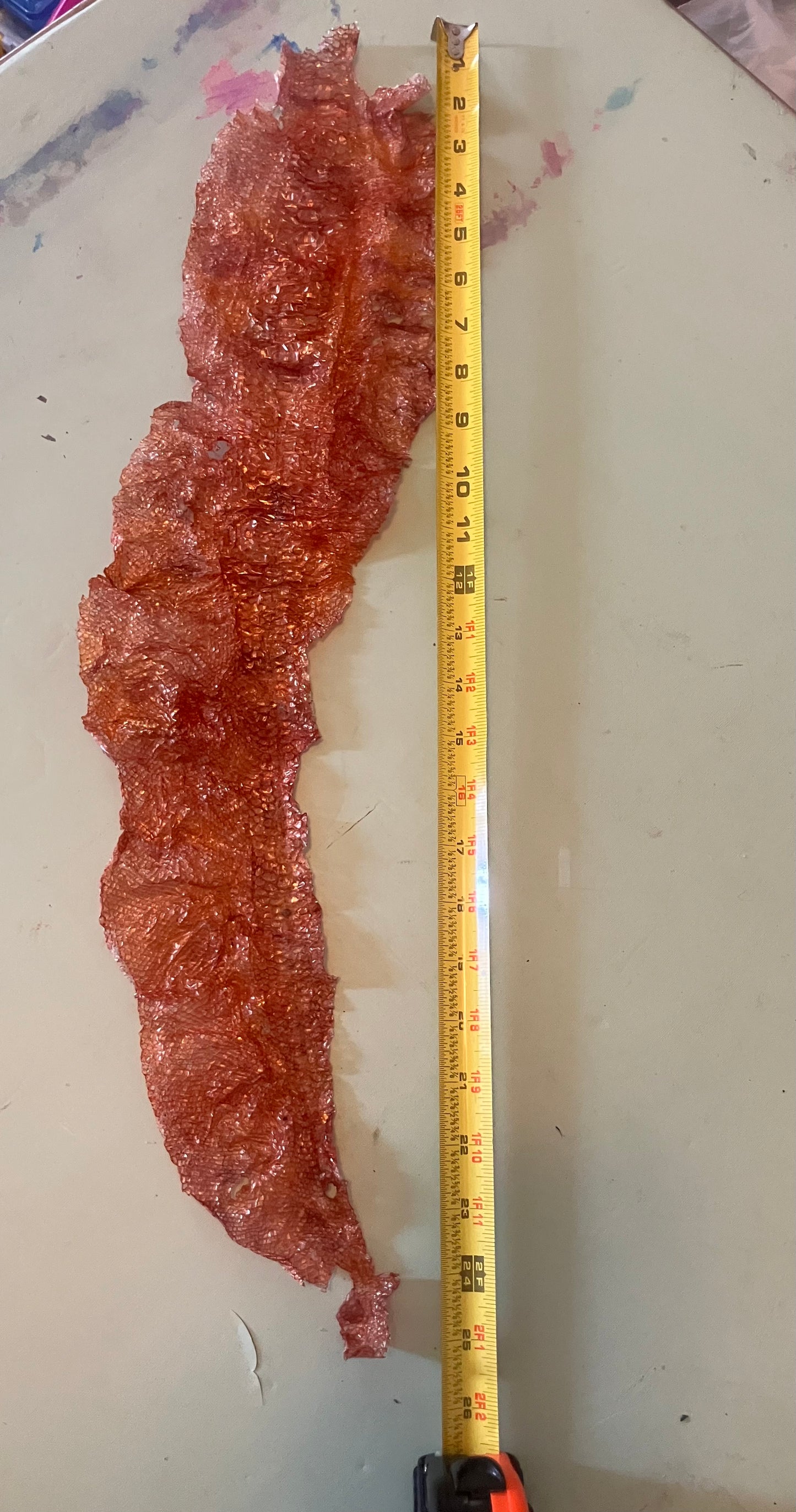Dyed Snake Shed Pieces