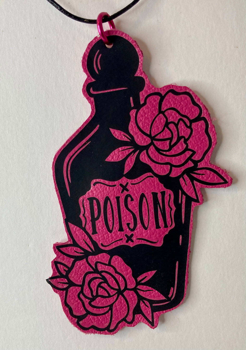 Leather and vinyl jewelry