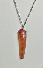 Severed finger necklace