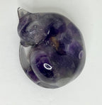 Amethyst filled sleeping pet figuring